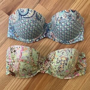 Victoria’s Secret 32D Swim Bandeau Tops